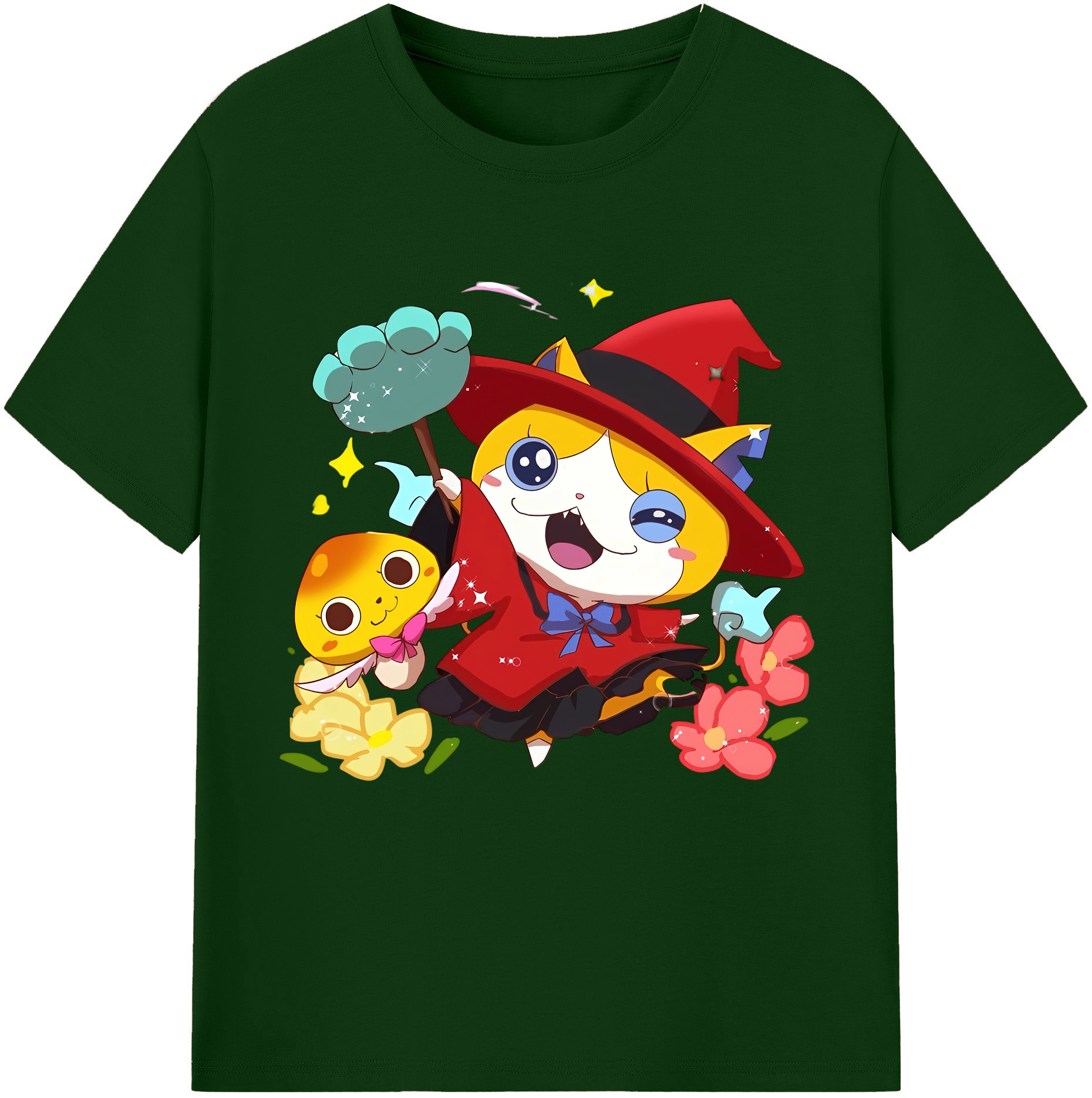 （画像用） 妖怪ウォッチ Yo-kai Watch 綿100％半袖Tシャツ（フロントプリント）